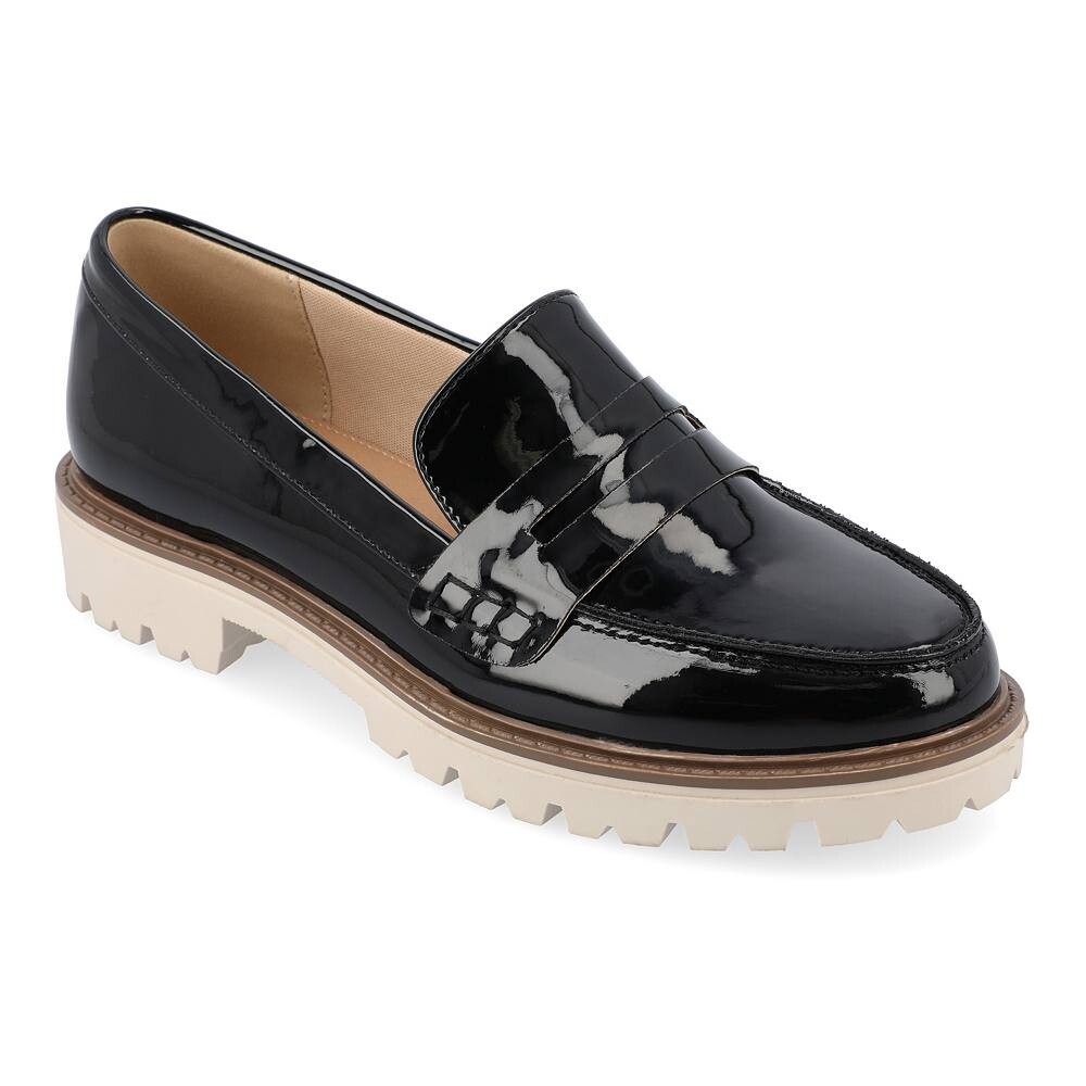 Коллекция Journee Женские лоферы Kenly Tru Comfort Foam Journee Collection, цвет Patent Black