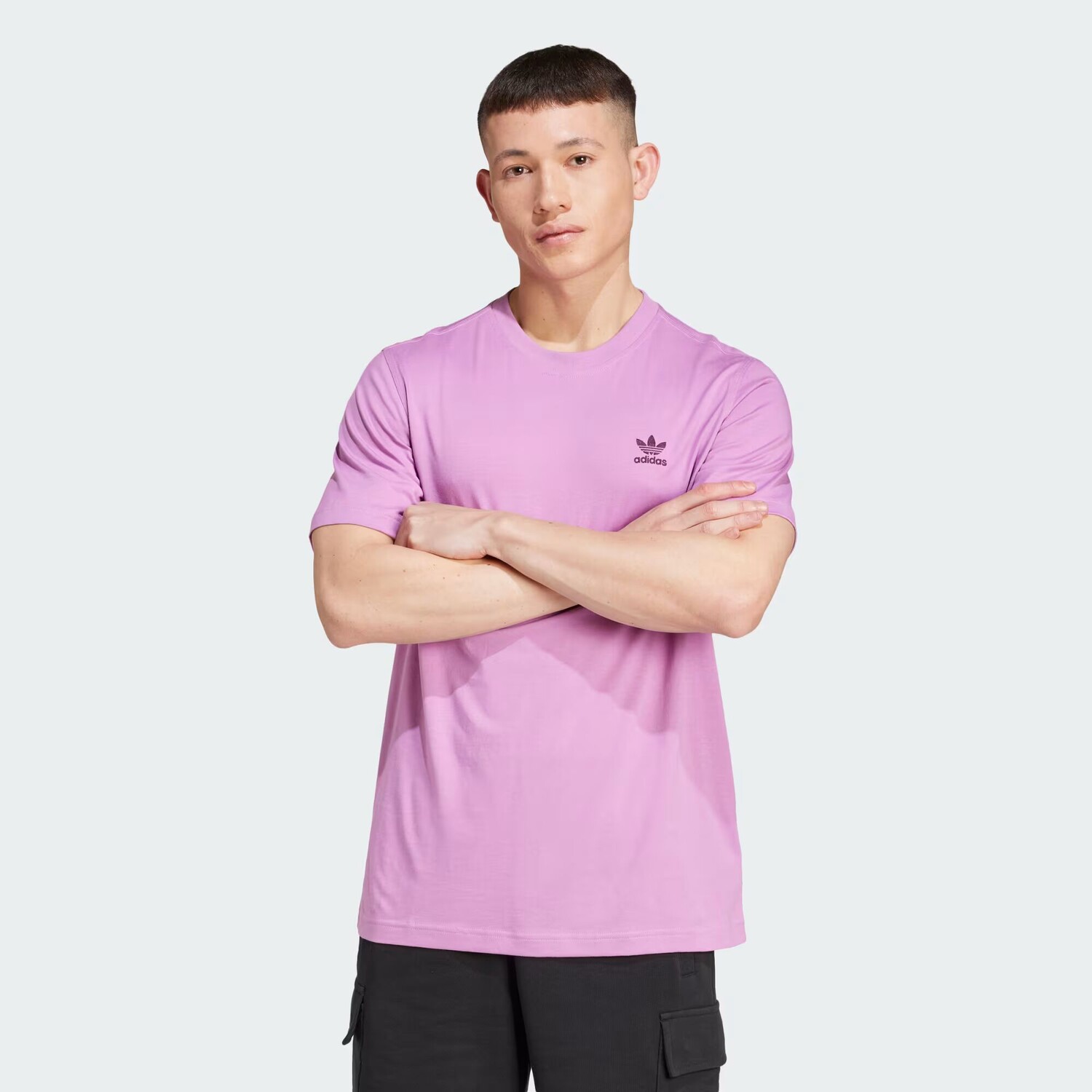 

Футболка Trefoil Essentials Adidas, цвет Preloved Purple