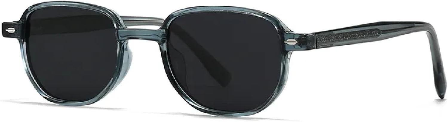 

Женские солнцезащитные очки Retro Rivets класса люкс, модные солнцезащитные очки с леопардовым принтом, защита от УФ-излучения UV400, мужские зеленые солнцезащитные очки TKKTLLT, C7 Blue Black