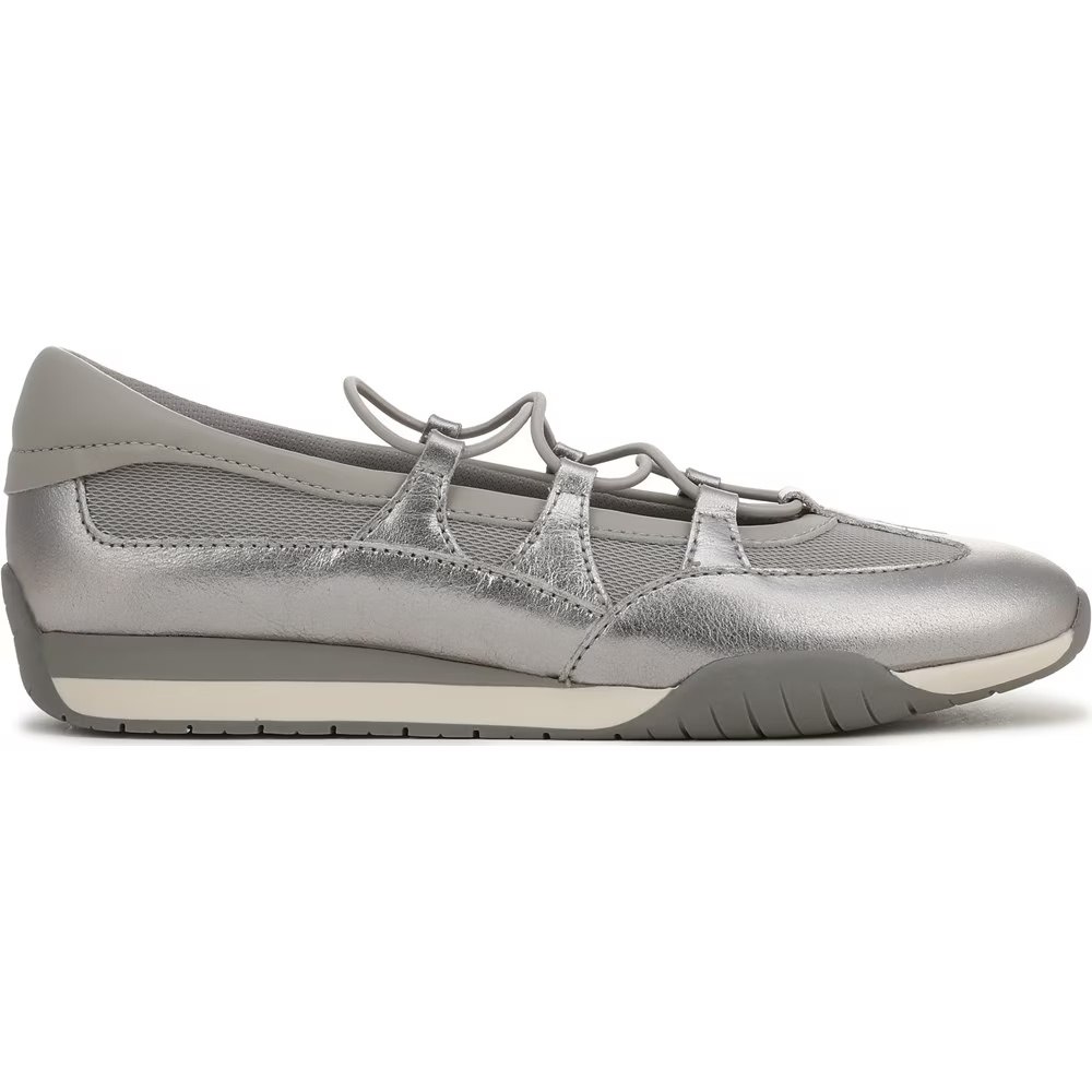 Туфли Мэри Джейн от Таллулы Naturalizer, цвет soft pewter leather and mesh — фото 2