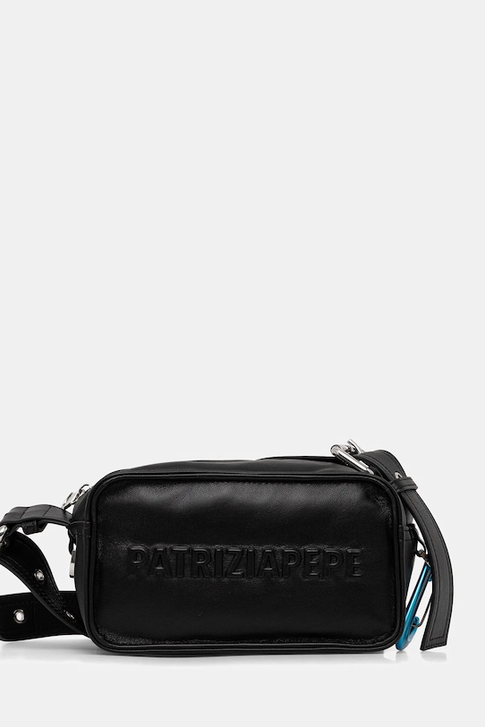 

Кожаная сумка Patrizia Pepe, черный