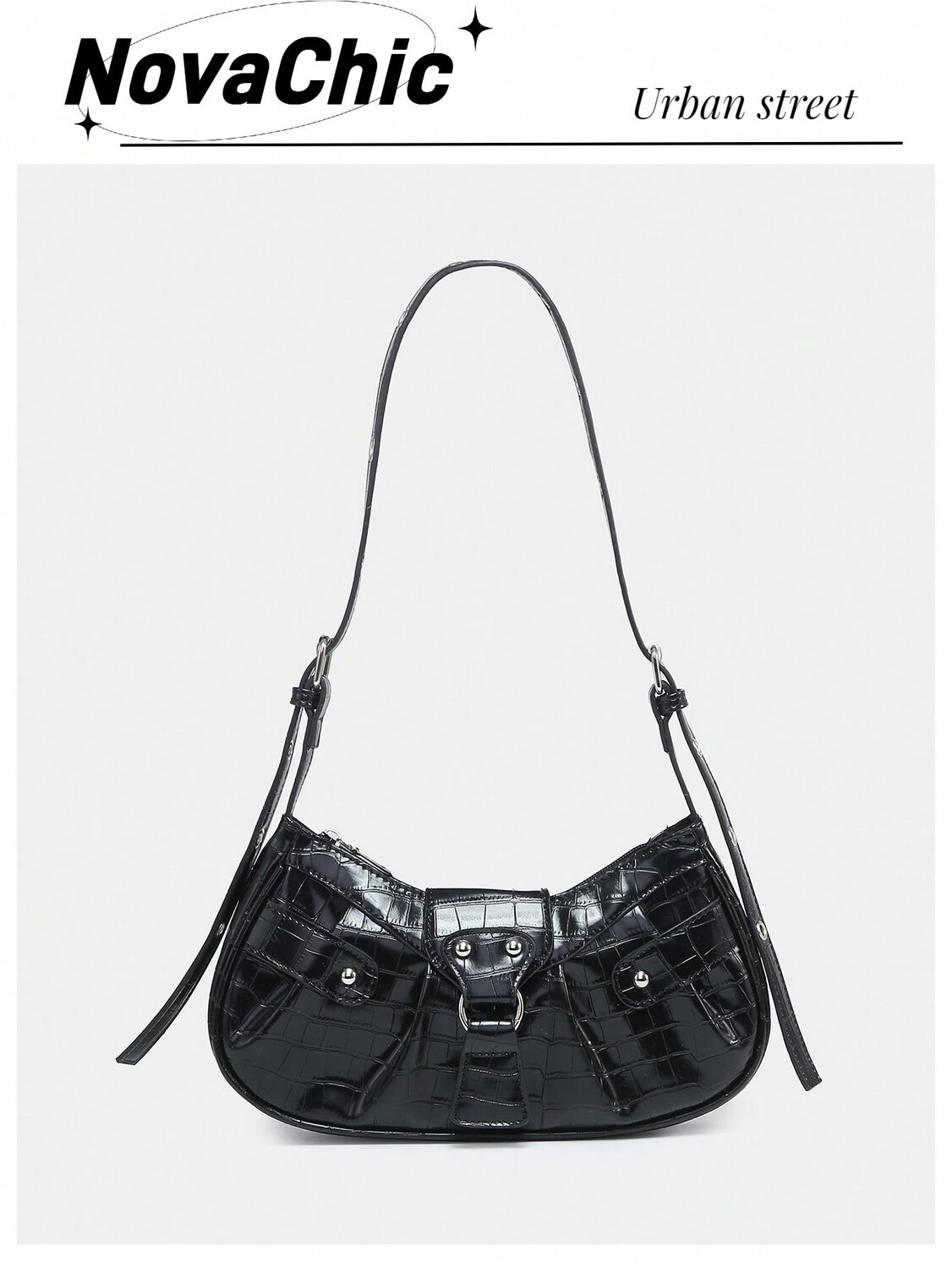 

Легкая деловая повседневная сумка с рюшами и тиснением под кожу крокодила для девочек-подростков Новые студентки и служащие Подходит для офиса