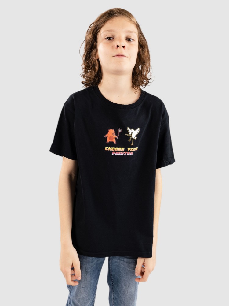 Футболка A.LAB Choose Your Fighter Kids T-Shirt, black — фото 2
