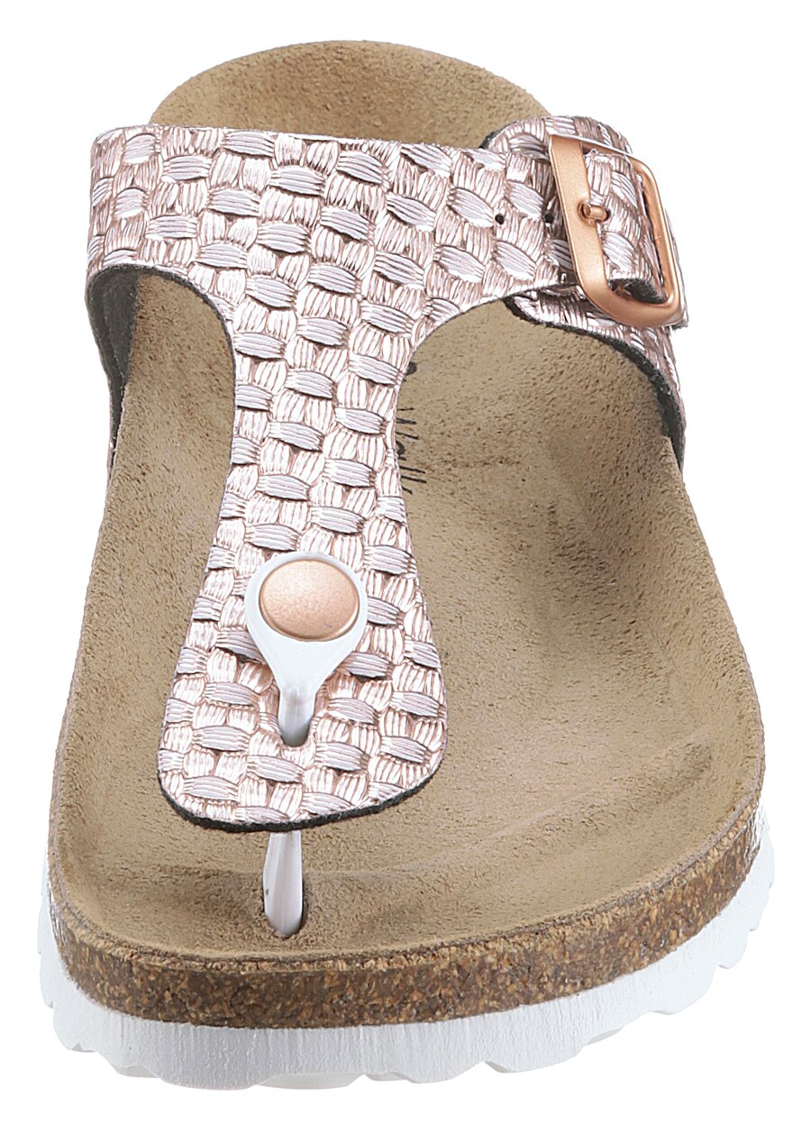 Сандалии с т-образным ремешком CITY WALK T-Bar Sandals, цвет rose gold — фото 2