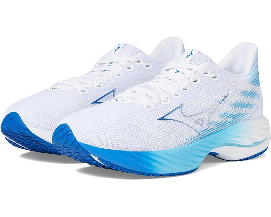 

Кроссовки Mizuno Wave Rider 28, цвет White/Mugen Blue