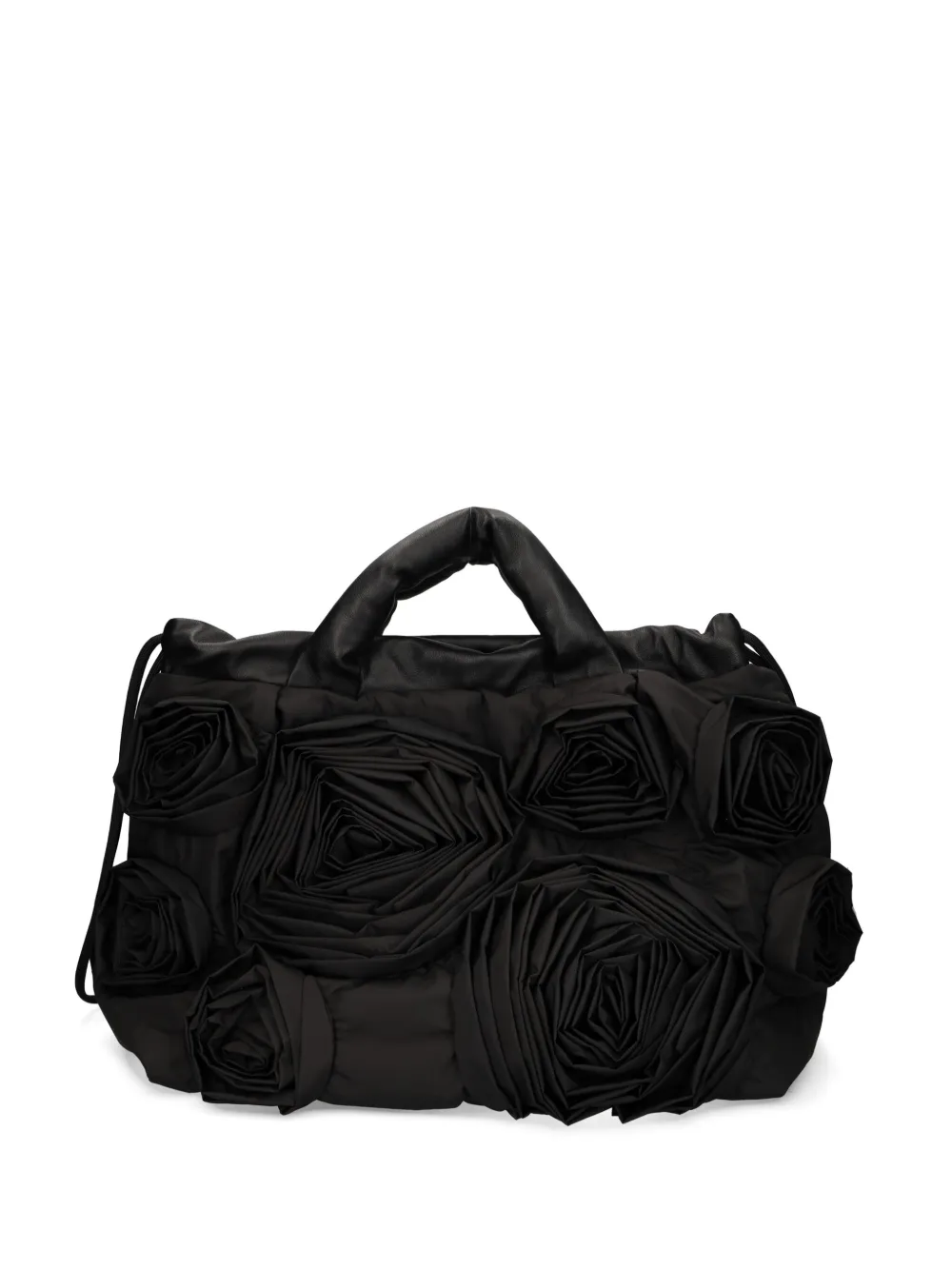 

Сумка-тоут Rose с аппликацией Vic Matie, черный