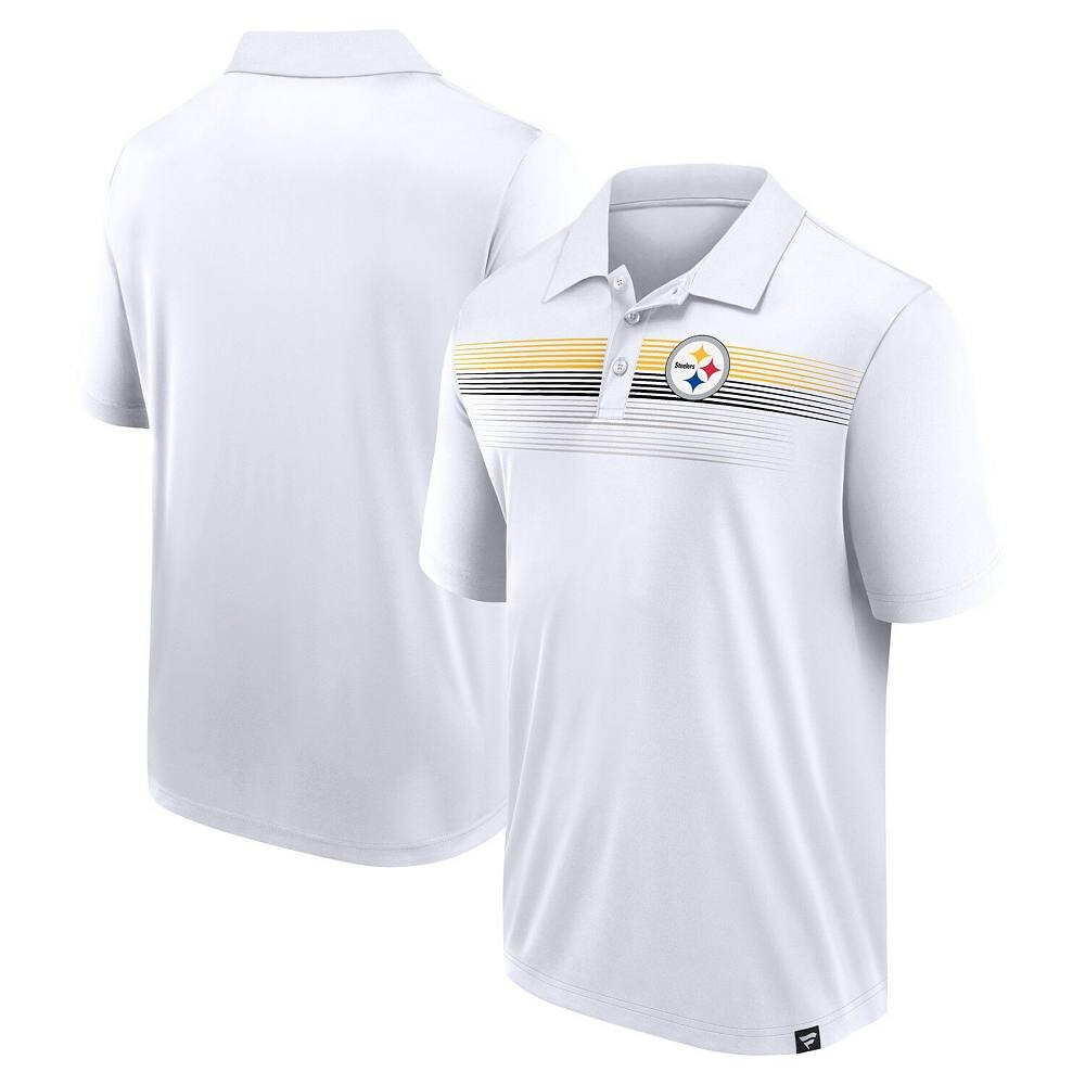 

Мужская белая рубашка-поло с логотипом Fanatics Pittsburgh Steelers Victory For Us, цвет Stl White