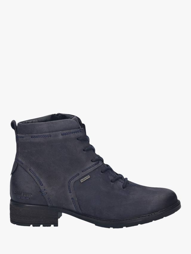 Кожаные ботинки Kate 52 на шнуровке Josef Seibel, Blue Ocean