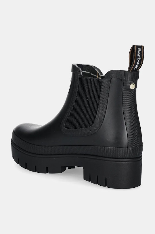 Женские резиновые ботинки Barbour Halton челси, черный — фото 3