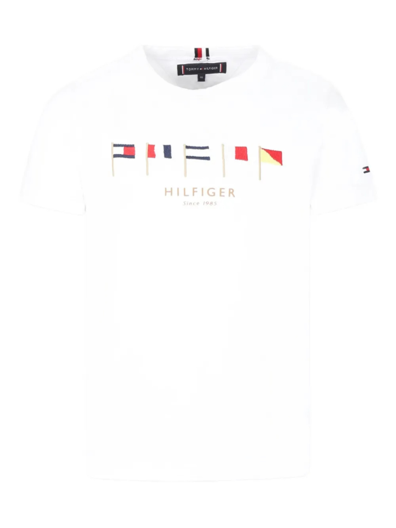 

Футболка с изображением флага Tommy Hilfiger Junior, белый