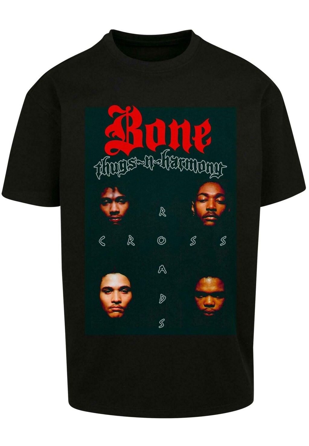 

Футболка с принтом BONE-THUGS-N-HARMONY CROSSROADS Mister Tee, черный