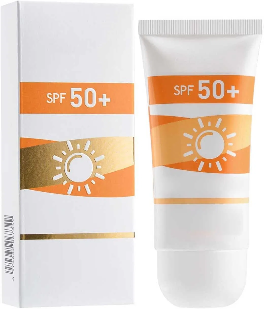 Солнцезащитный лосьон для тела SPF 50+ Generic, 90 мл, желтый