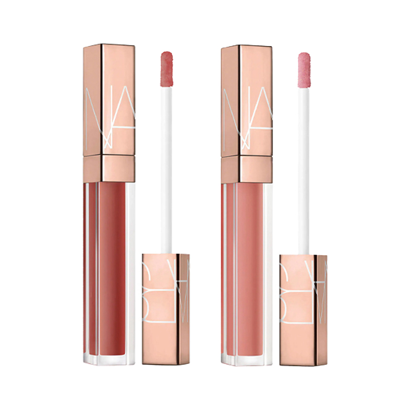 NARS Двухцветный блеск для губ Star Small Pink Gold глянцевый легко растушевывается натуральный — фото 3