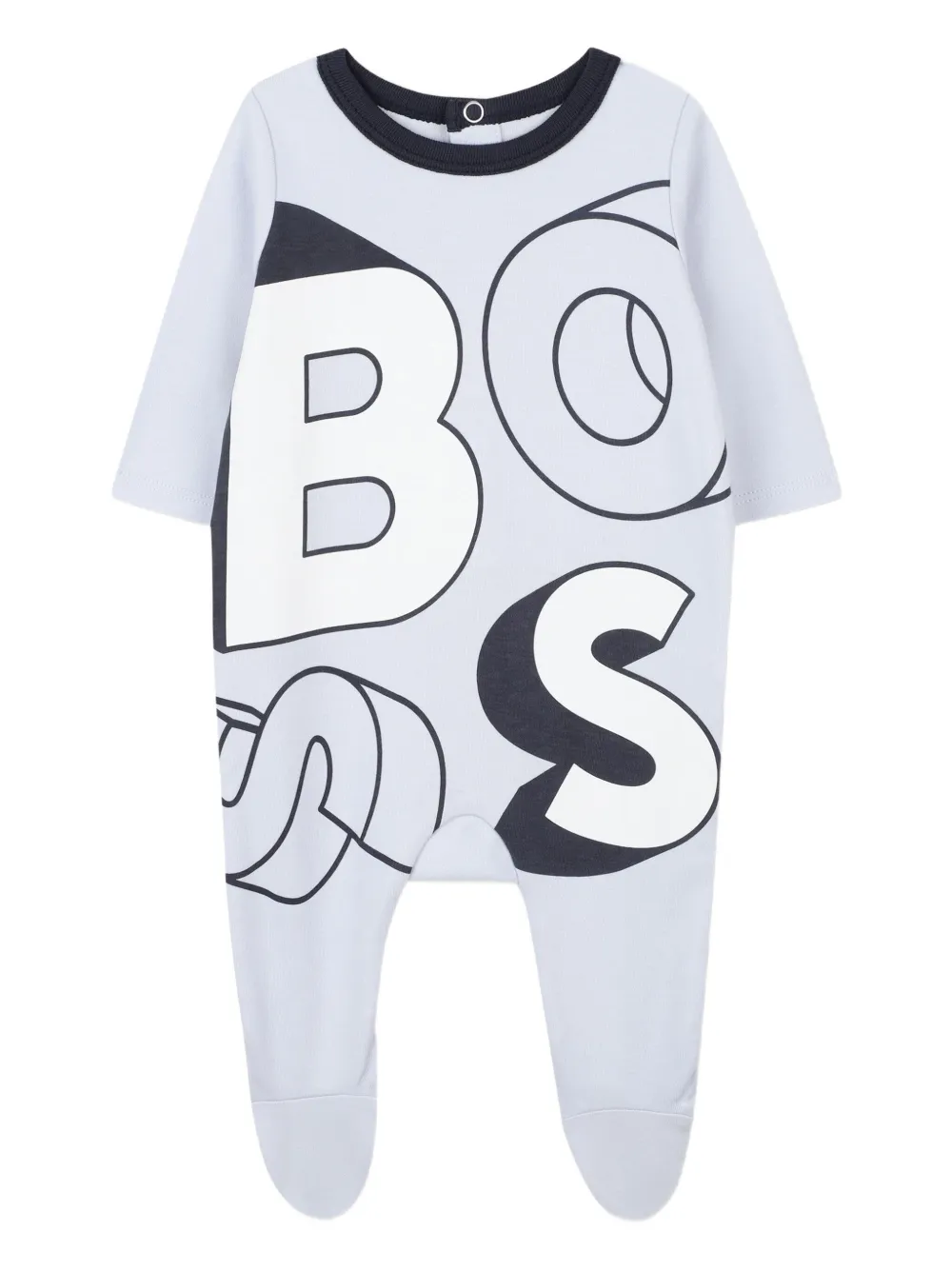 

Пижама с графичным принтом BOSS Kidswear, синий