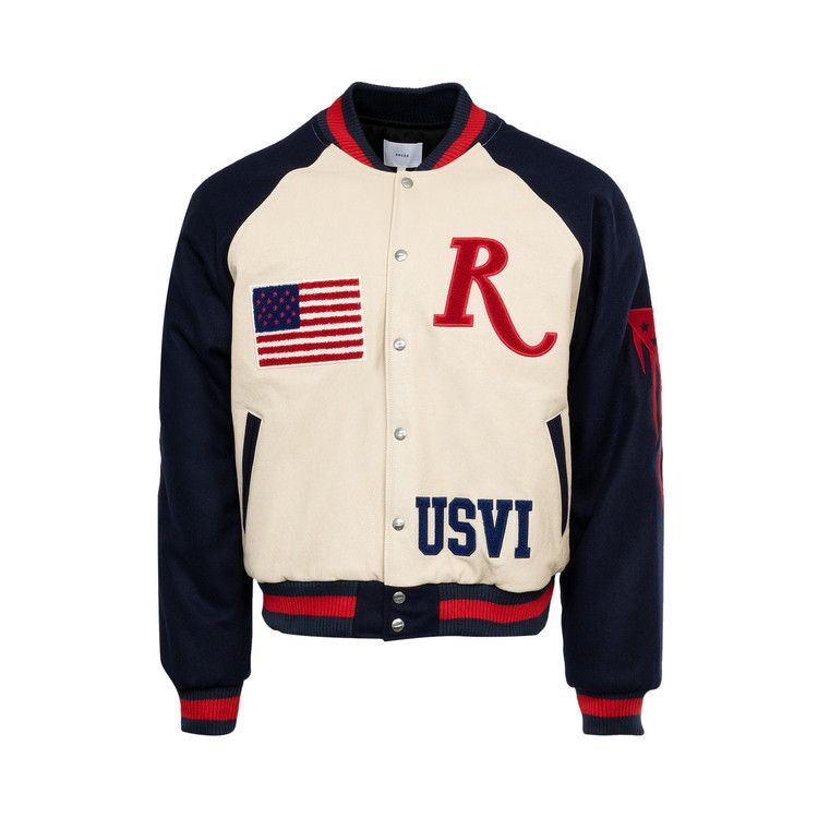 

Куртка Rhude St. Croix Varsity, Ivory/Navy