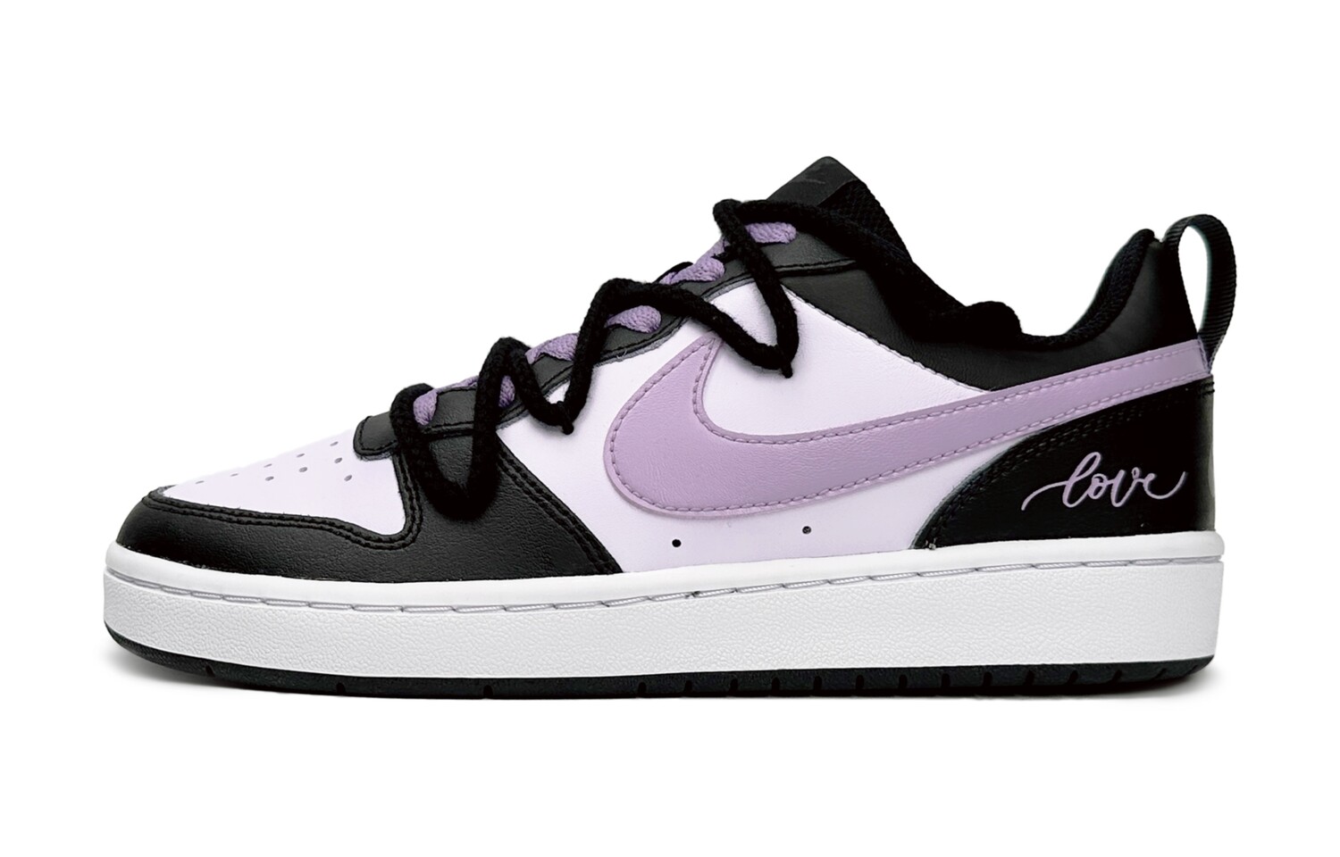 

Кроссовки Nike Court Borough Skateboarding Shoes Women's Low-top Purple, фиолетовый