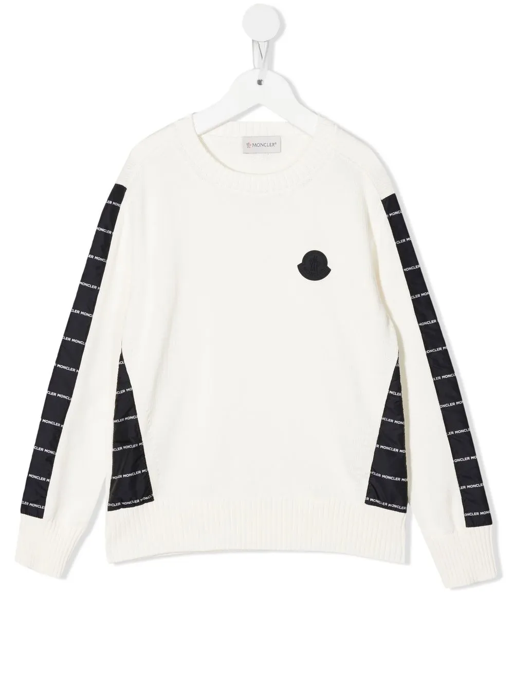 

Джемпер с логотипом Moncler Enfant, белый