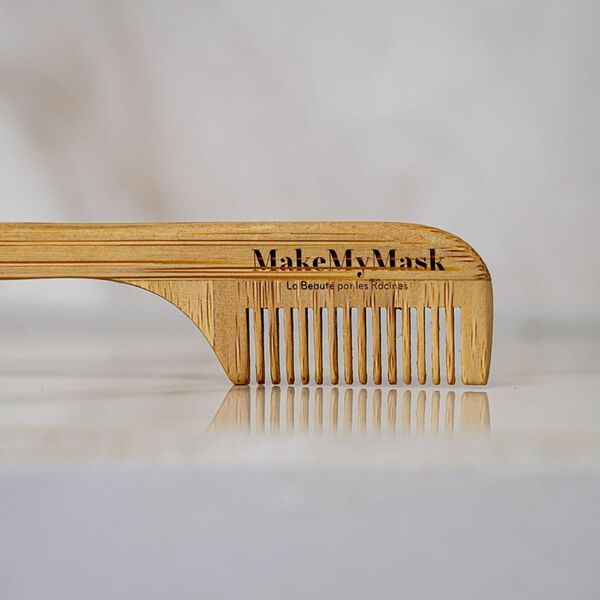 Двойная расческа для укладки волос, 1 шт. Makemymask Baby hair — фото 2