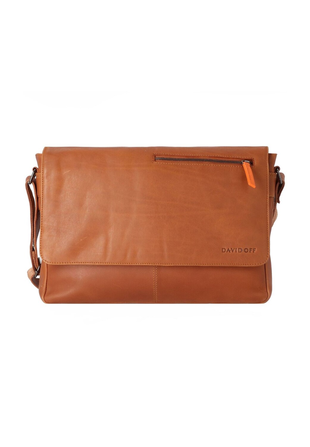 

Кожаный кошелек Essentials Messenger 38 см DAVIDOFF, цвет Cognac