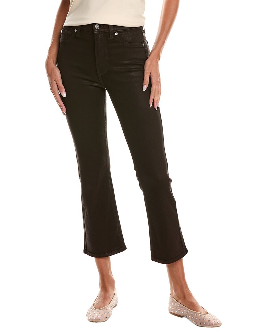 

7 For All Mankind Джинсы с высокой талией, покрытые шоколадом, коричневый