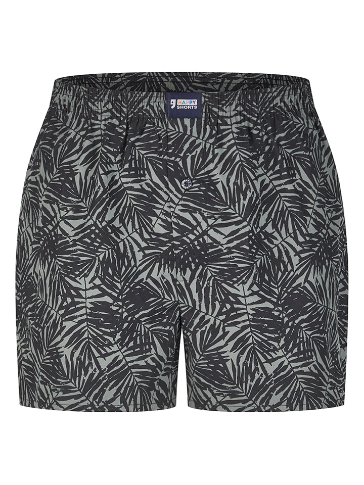 

Happy Shorts Боксерские шорты серо-черного цвета