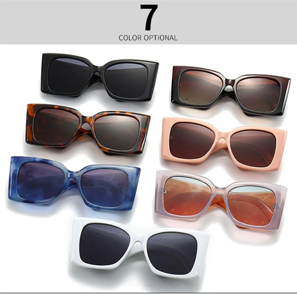 

Модные солнцезащитные очки класса люкс для женщин и мужчин, в стиле ретро «кошачий глаз», солнцезащитные очки с защитой от УФ-излучения UV400 TKKTLLT, Tea Tea