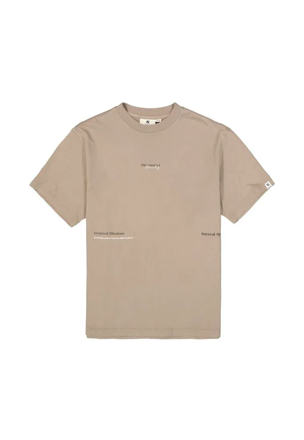 Футболка с принтом Garcia, Taupe Grey — фото 4
