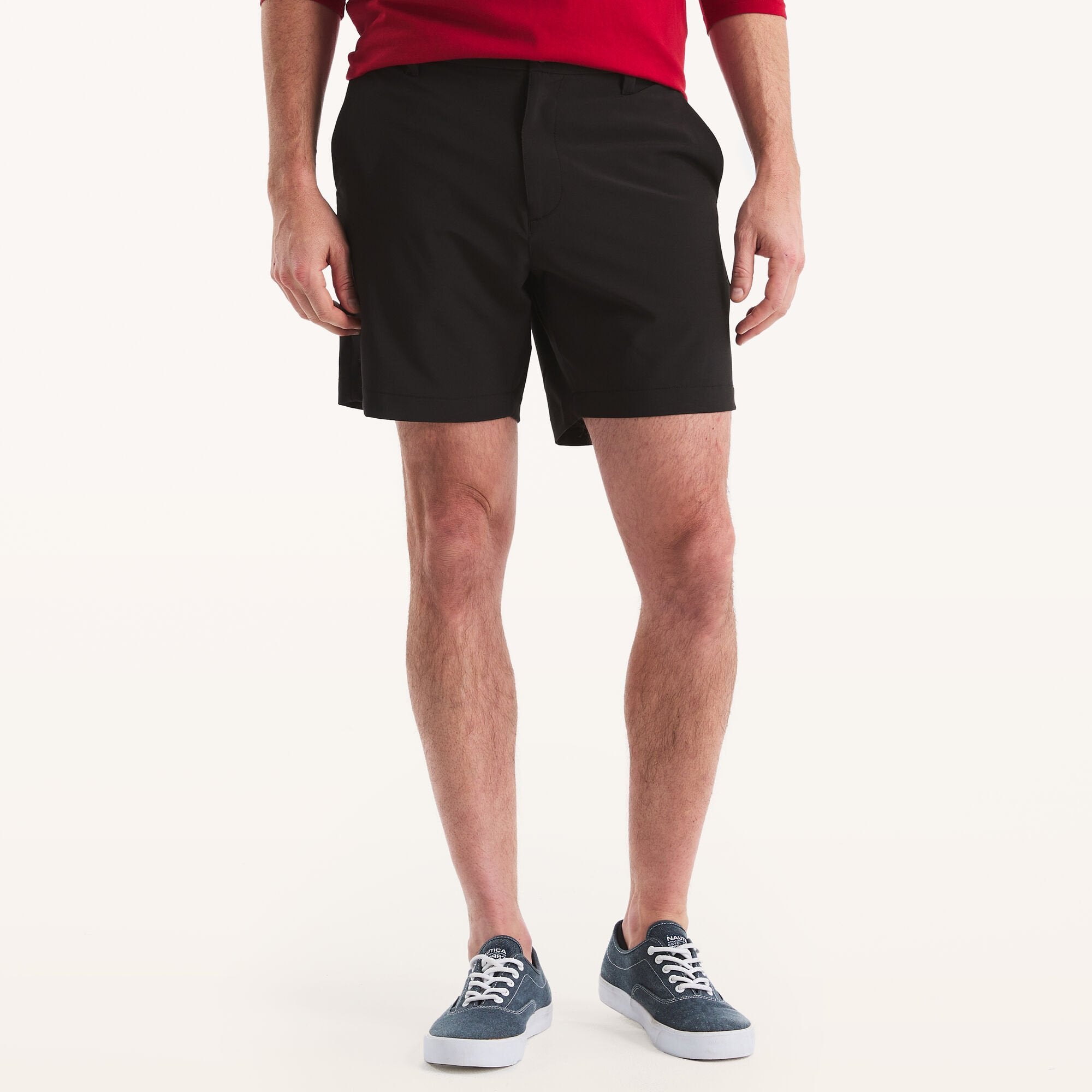

Nautica мужские 7" спортивные шорты, цвет true black