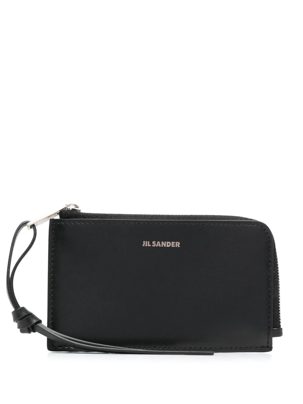 

Кошелек с тисненым логотипом JIL SANDER, черный
