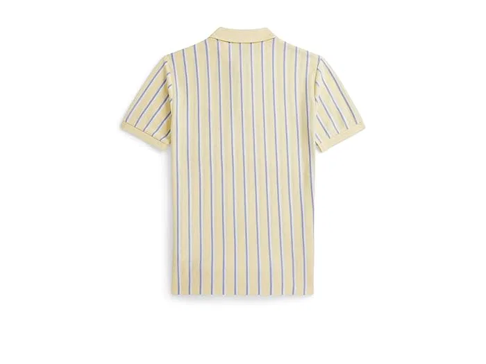 Поло Polo Ralph Lauren Kids Striped Oxford Mesh, Wicket Yellow/Multicolor — фото 2