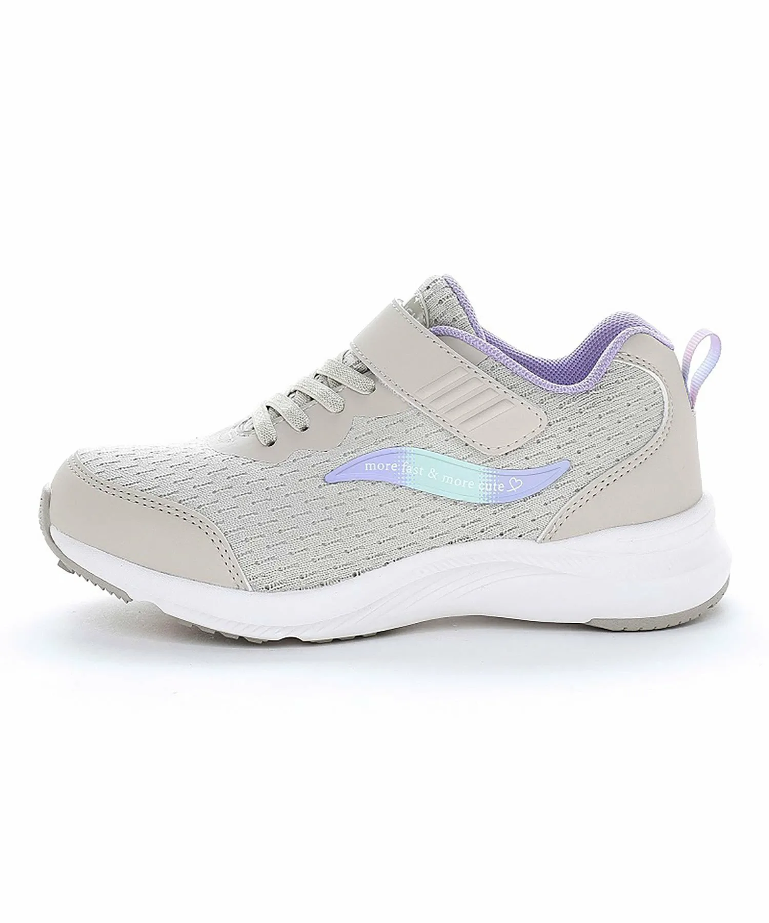 Детские кроссовки MoonStar LV 1257 бежевого цвета для девочек Superstar, beige — фото 4