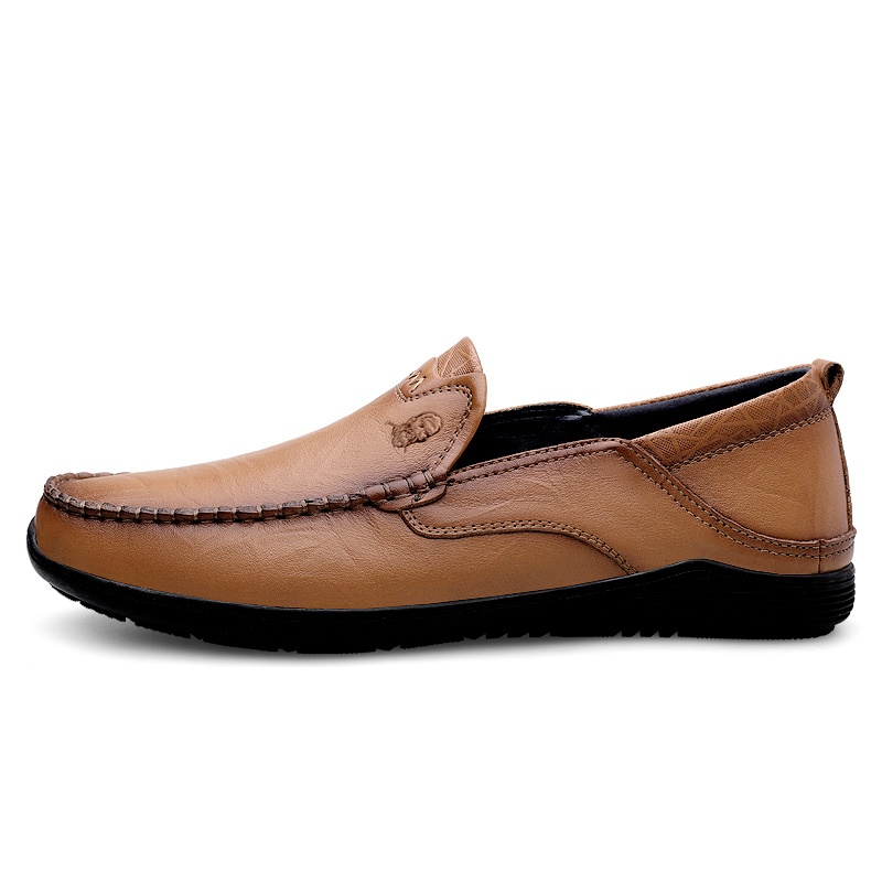 

LAORENTOU Мужские повседневные туфли мужские низкие черно-коричневые коричневые, цвет Brown