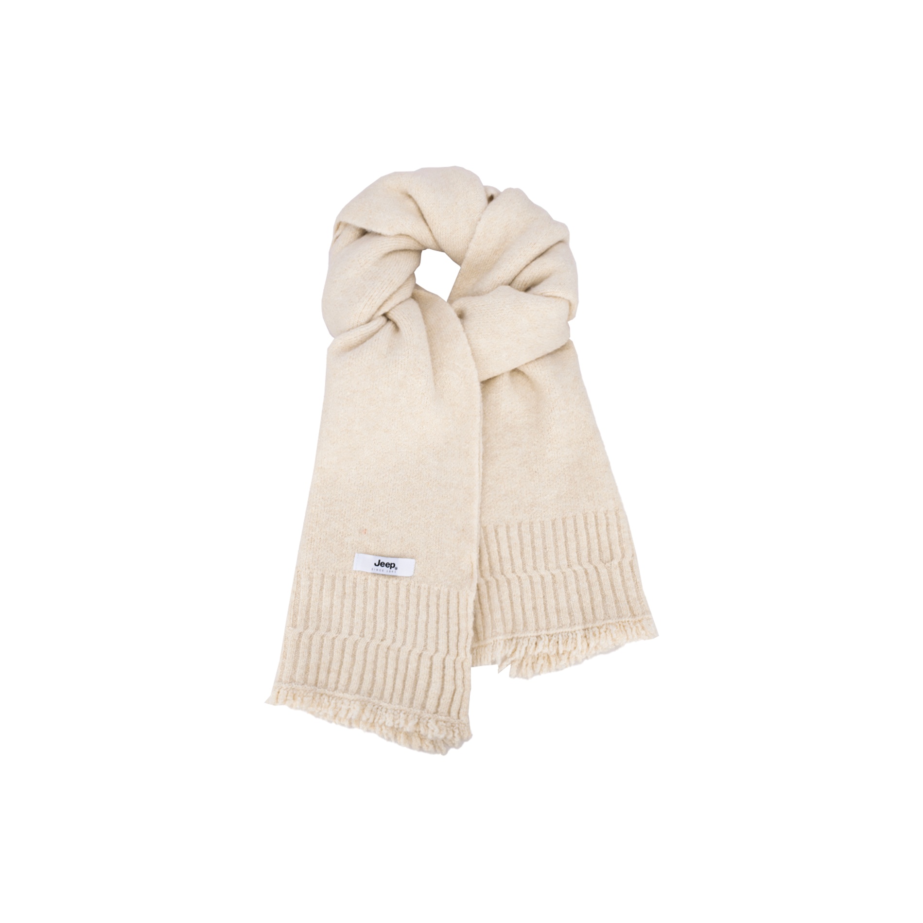 

Jeep Шарф из полиэстера Unisex Light Gray/Coffee/Ecru/Camel