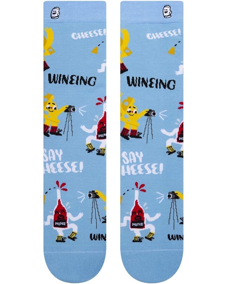 

Носки BooSocki Whine and Cheese, синий