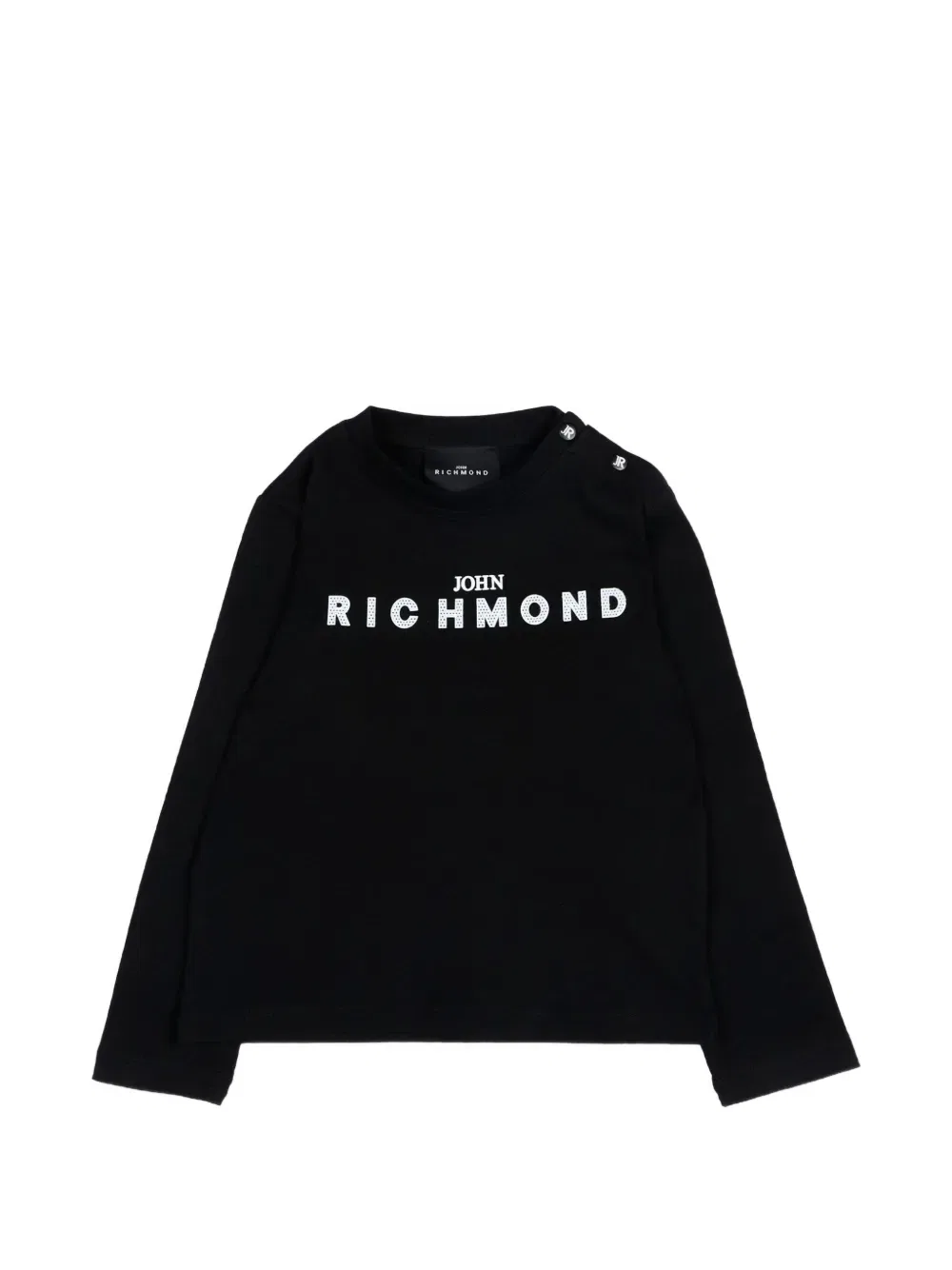 Футболка с длинным рукавом John Richmond Junior, черный