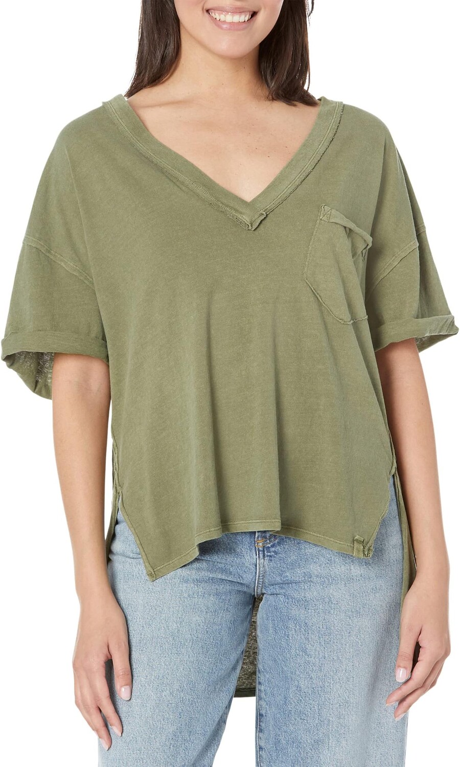 

Топ Free People Keep Me V, цвет Willow