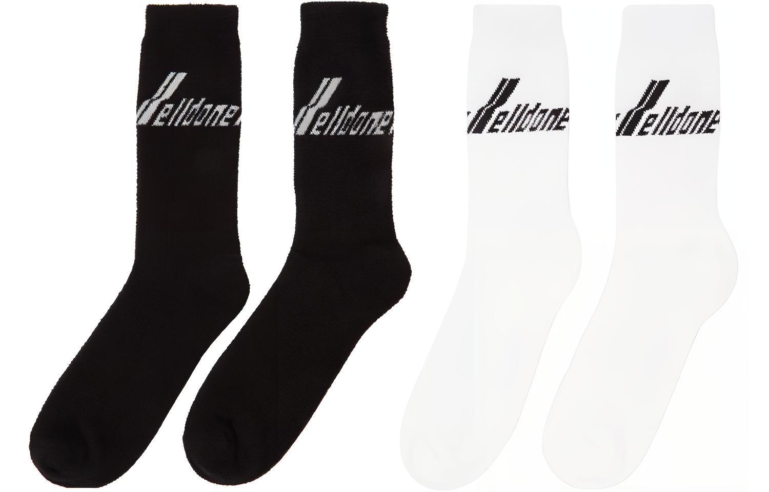 

Низкие носки унисекс 2 пары WE11DONE, белый