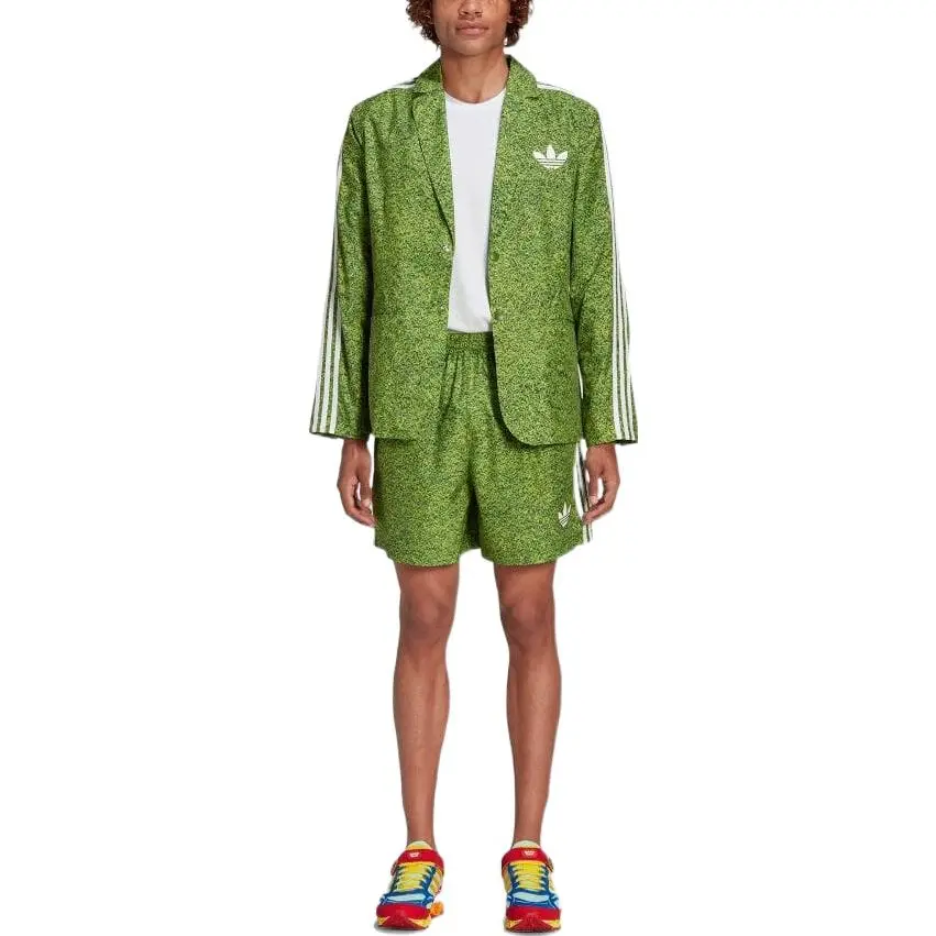 Коллекция Kerwin Frost Деловой костюм мужской зеленый Adidas Originals, зеленый — фото 3