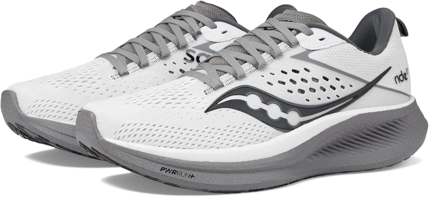 

Беговые кроссовки Saucony Ride ISO для мужчин, белый/черный