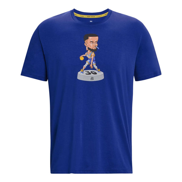 

Футболка curry bobble head basketball t-shirt 'royal blue' Under Armour, синий