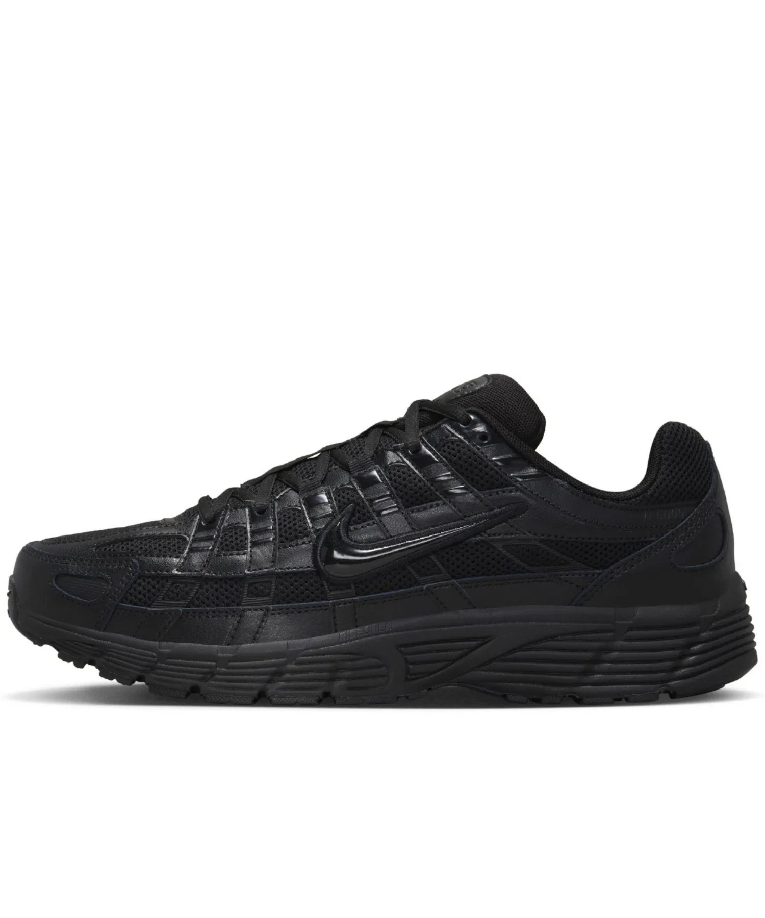 Унисекс кроссовки Nike P-6000 из кожи чёрные — фото 4