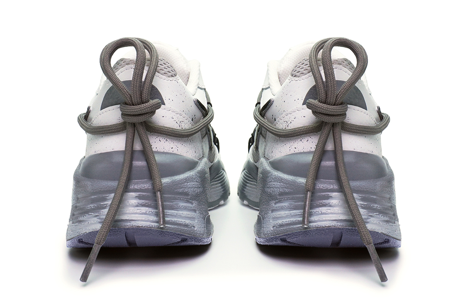 Nike Женские кроссовки Air Max Fusion Low Top серо-белые, цвет Gray White — фото 4
