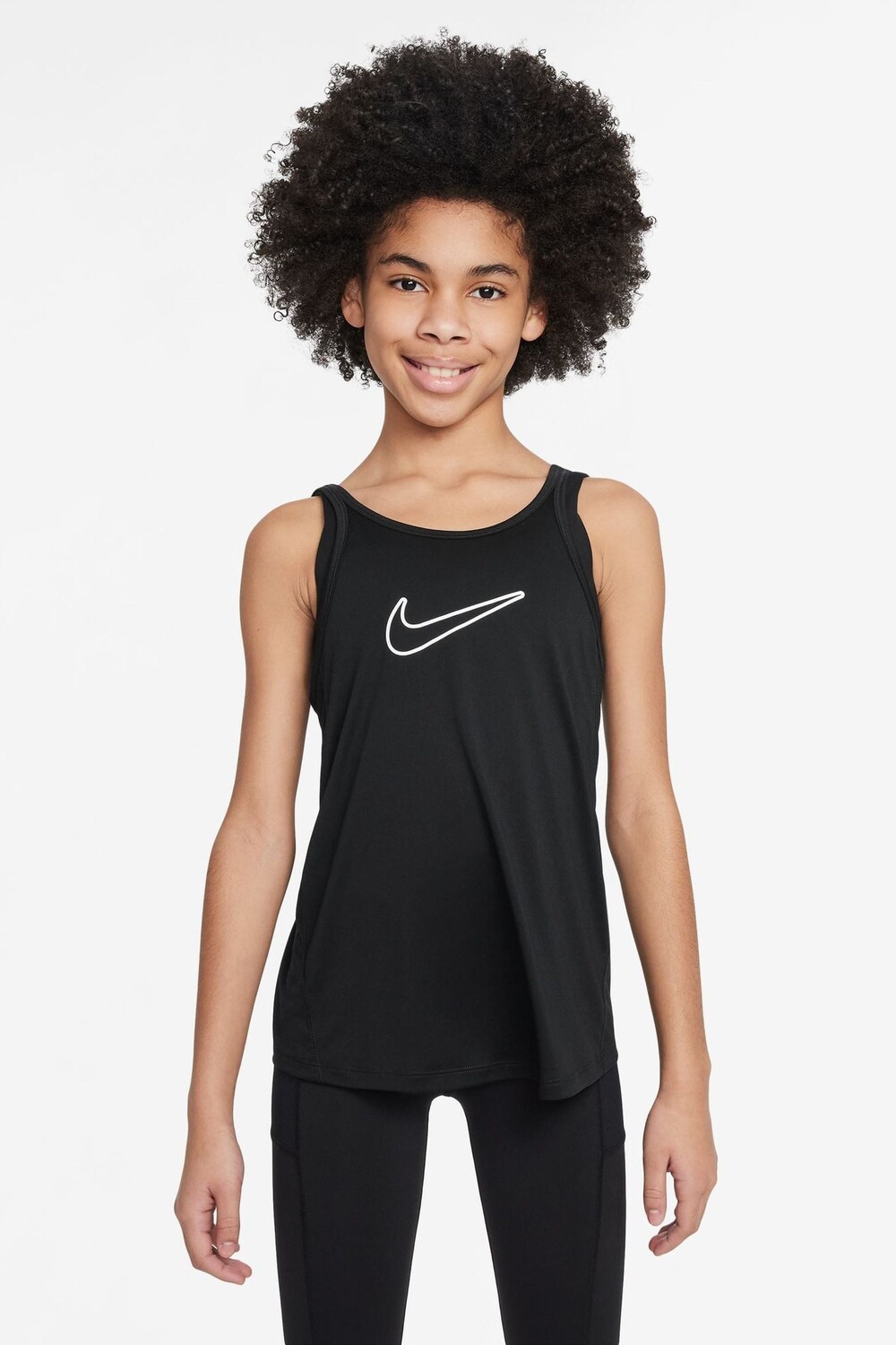 

Один жилет топ Dri Fit Nike, черный