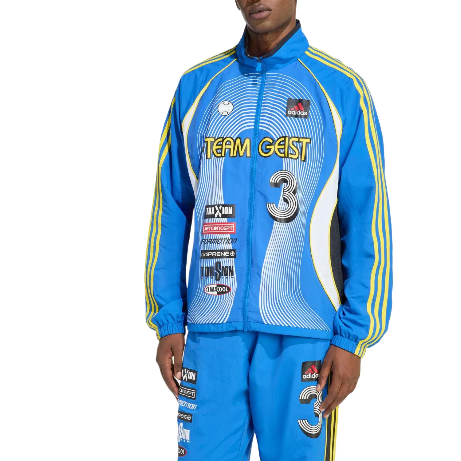Куртка TRACKTOP мужская Adidas Originals, Blue/Black/White — фото 3