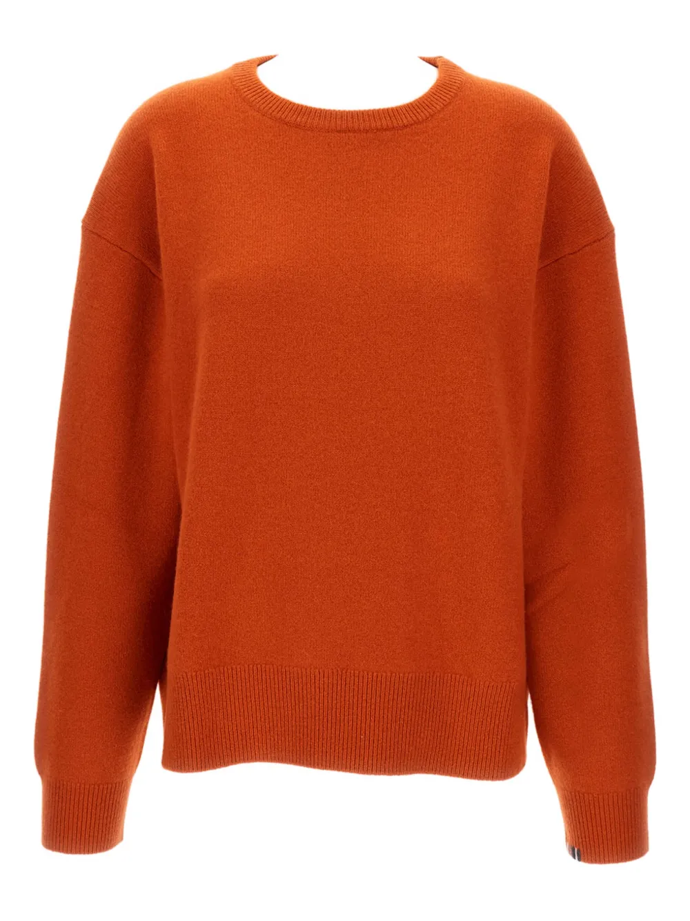 

Свитер в рубчик с круглым вырезом Extreme Cashmere, оранжевый