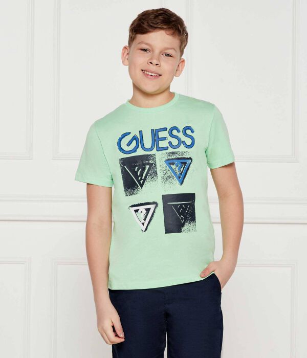 

Футболки Regular fit Guess, зеленый