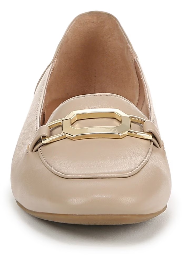 Туфли-лоферы Celine Lifestride, tender taupe faux leather — фото 3