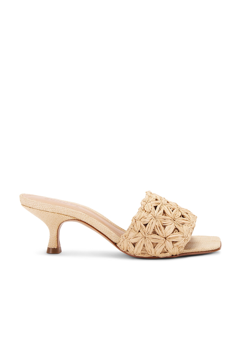 Сандалии Dethalia из соломы в цвете perla от Schutz, per?la
