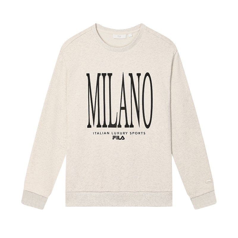 

FILA Свитшот мужской светло-хаки вересково-серый