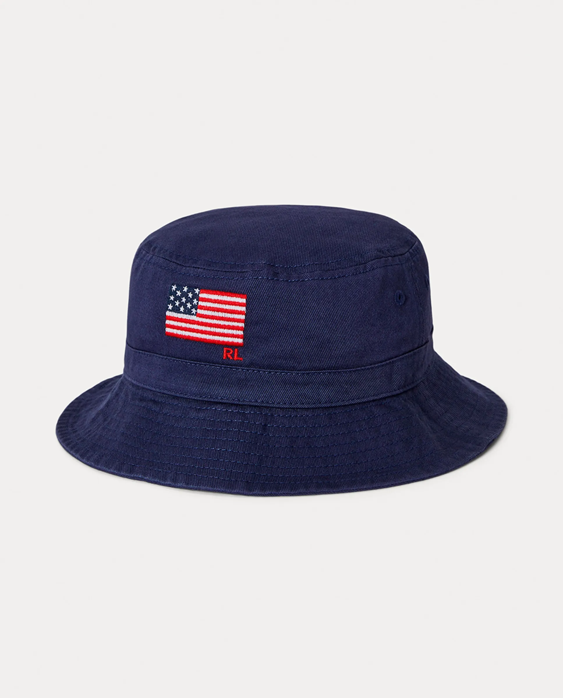 

Унисекс хлопковая кепка с флагом Polo Ralph Lauren, темно-синий